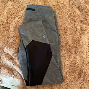 Lulu grey crop leggings